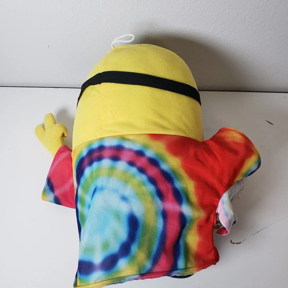 Stuart Minion Tie Dye Peace Plush‎ 15